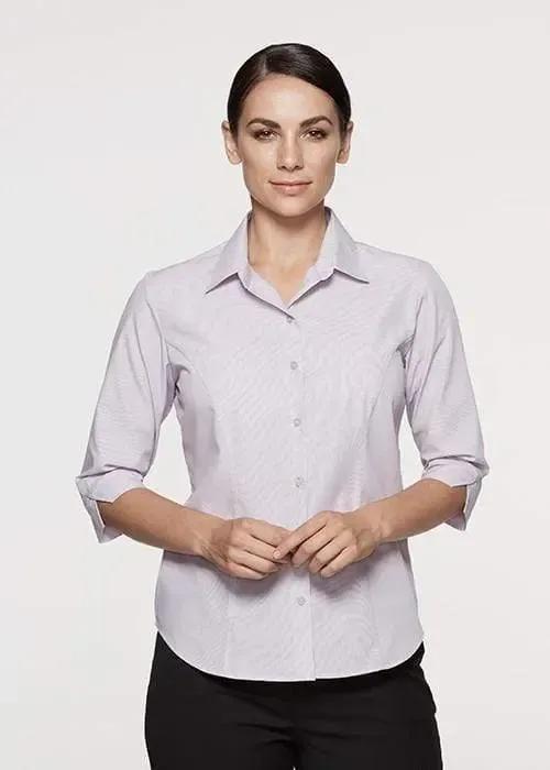 Aussie Pacific Ladies Belair 3/4 Sleeve Shirt 2905T Corporate Wear Aussie Pacific